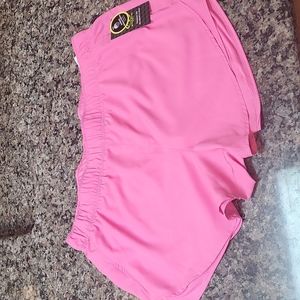 Athletic Works PINK XXL 20 NWT Core Running Short moisture wicking side pockets